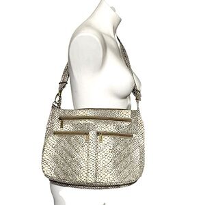 Travelon Snake Print Shoulder Bag